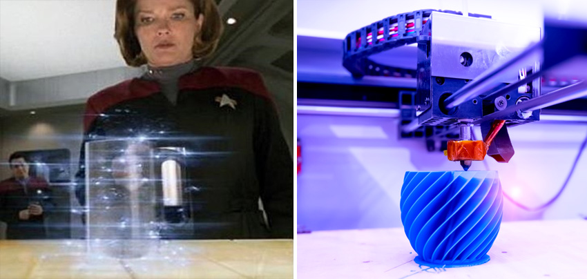 impresora 3D |  10 inventos de ciencia ficción que pasaron de la pantalla a la vida real  Zestradar