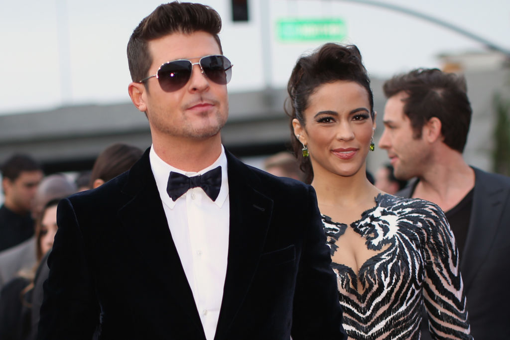 Robin Thicke y Paula Patton |:  9 estrellas que tuvieron batallas de custodia desordenadas |  Zestradar