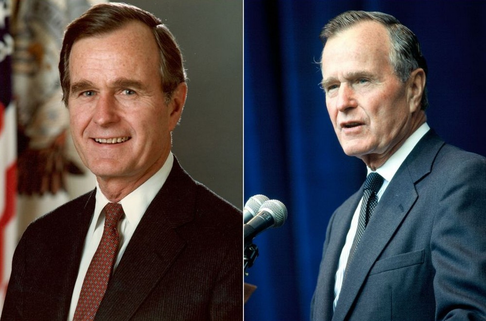 George Bush padre  Líderes políticos al inicio y al final de sus mandatos  Zestradar