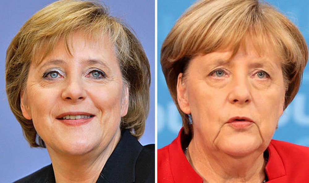 Ángela Merkel |:  Líderes políticos al inicio y al final de sus mandatos  Zestradar