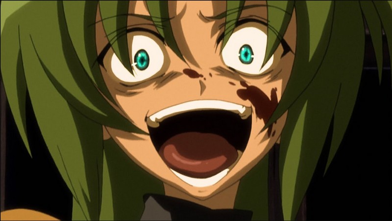 Higurashi.  Cuando lloran |  El mejor anime de terror del siglo.  Zestradar