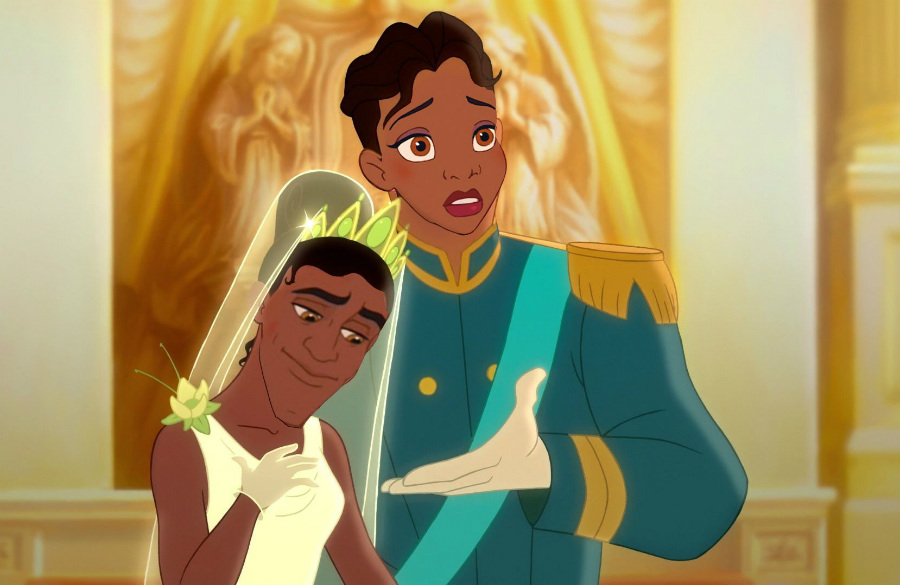 Tiana y Naveen |:  Disney's House of Horrors o cómo se verían los personajes de Disney si usaran Face Swap |  Zest Radar: