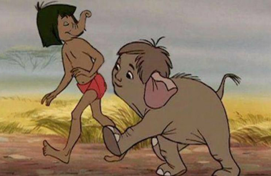 Mowgli y Hattie |  Disney's House of Horrors o cómo se verían los personajes de Disney si usaran Face Swap |  Zest Radar: