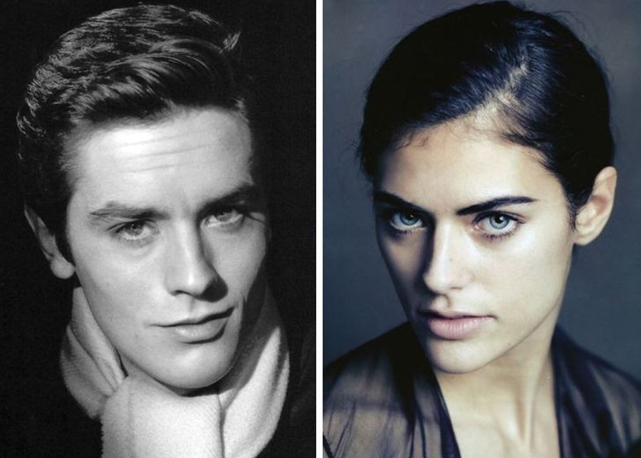 Alison Le Borges - nieta de Alain Delon  13 nietos de famosos que son igual de famosos  Zestradar