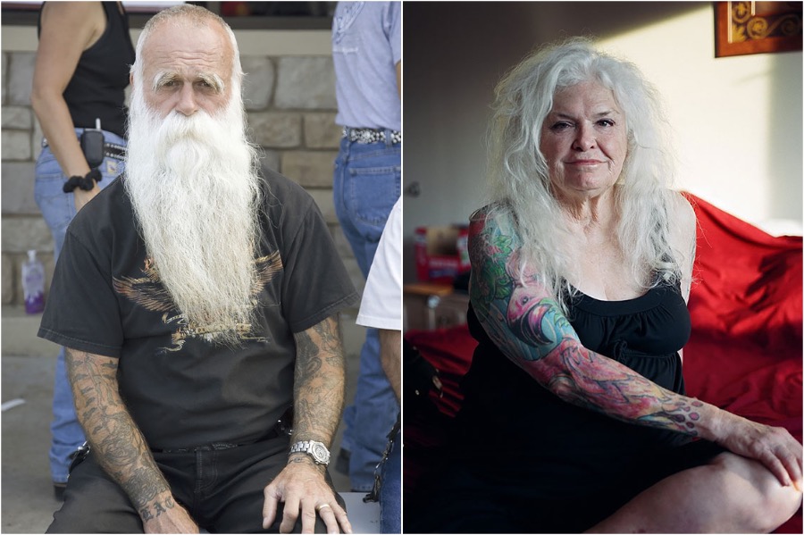 #2  Personas mayores tatuadas rudas que lucen Rad AF |  Zestradar