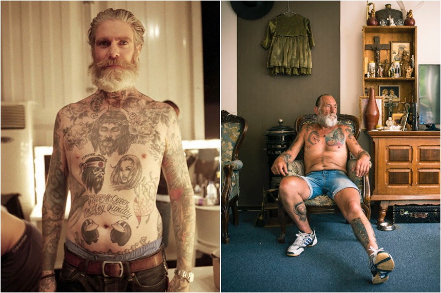 #6 |  Personas mayores tatuadas rudas que lucen Rad AF |  Zestradar