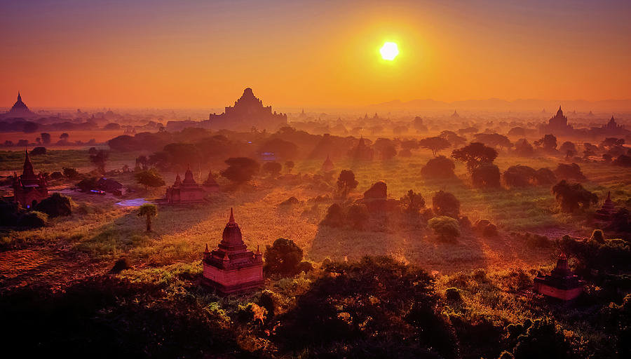 Bagan (Birmania) |:  10 mejores lugares para la puesta del sol en el mundo |  Zestradar