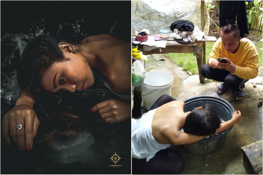 #4 |  El creativo filipino demuestra que no necesitas mucho para una hermosa sesión de fotos  Insistente