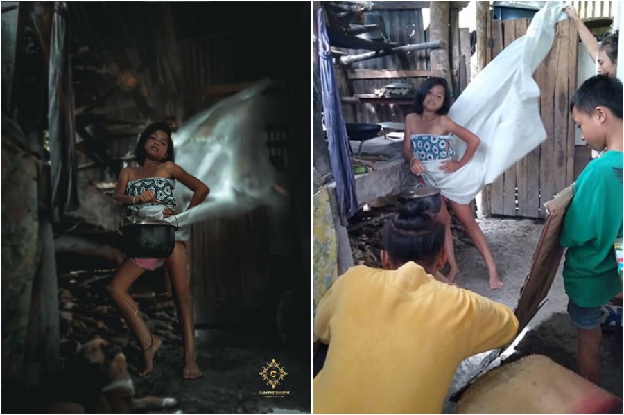 #7 |  El creativo filipino demuestra que no necesitas mucho para una hermosa sesión de fotos  Insistente
