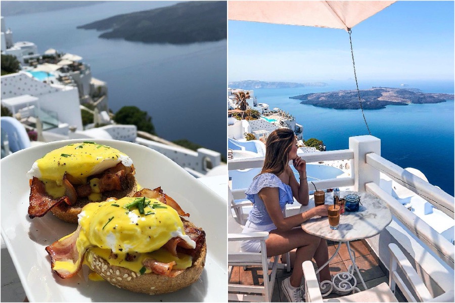 Café Galini, Santorini |:  Los 8 cafés más bonitos de Grecia  Zestradar