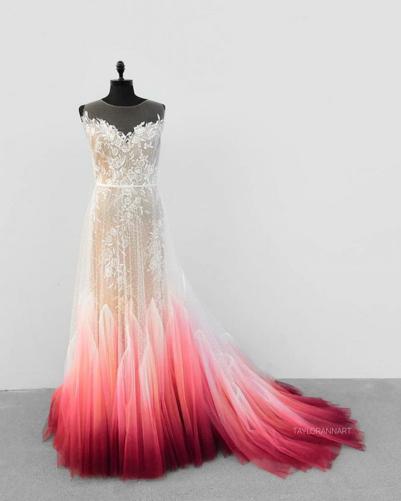#4 |  Un artista inicia un negocio creando vestidos de novia coloridos únicos  Zestradar