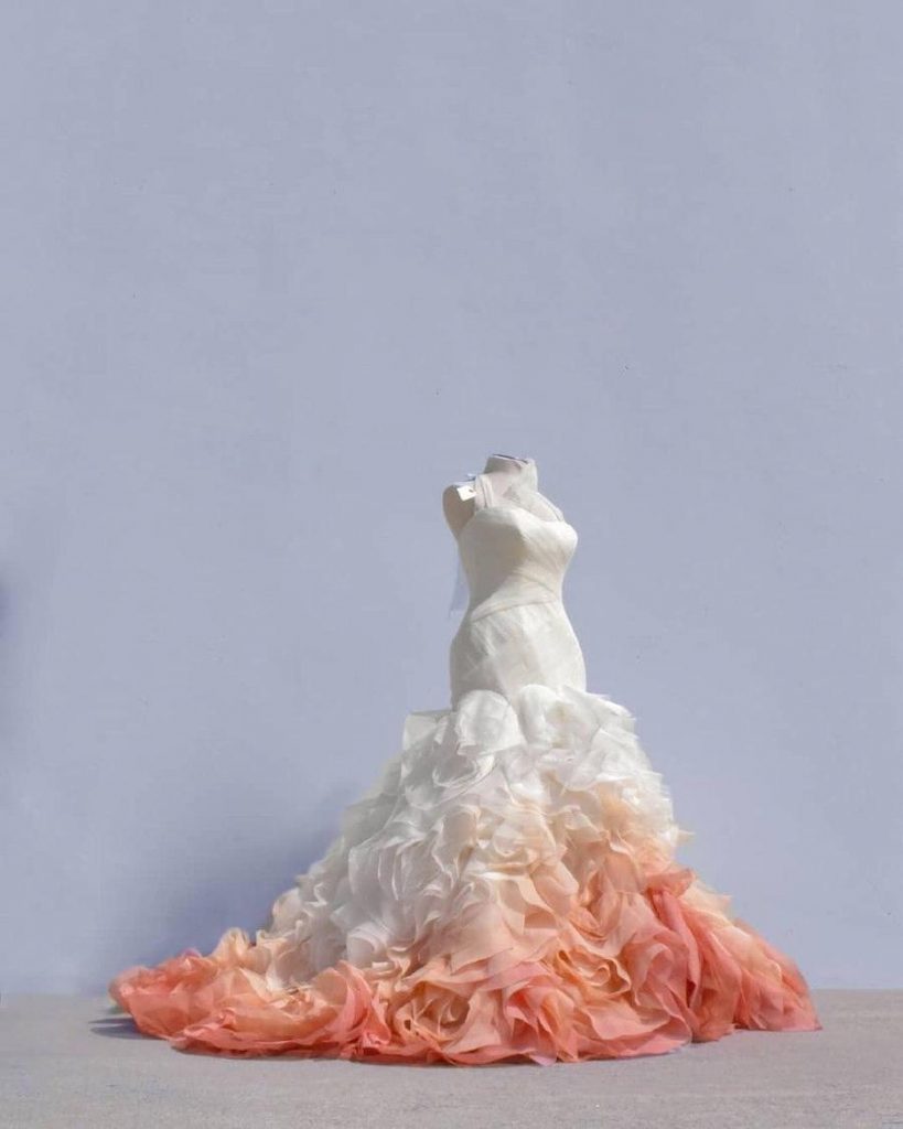 #8 |  Un artista inicia un negocio creando vestidos de novia coloridos únicos  Zestradar