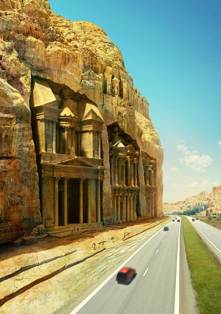 Gran Templo de Petra |  7 monumentos míticos y cómo se verían hoy |  Zestradar
