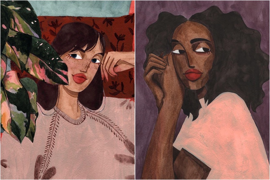 #2  Los retratos de mujeres de este artista te inspirarán y empoderarán  Zestradar