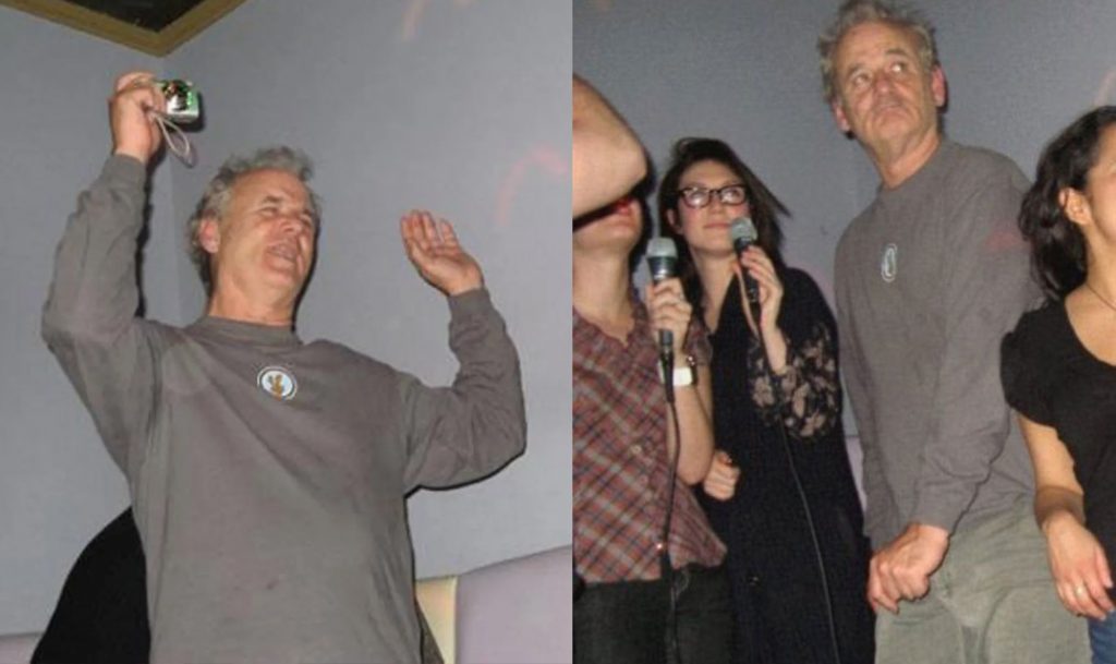 karaoke |:  8 veces que Bill Murray hizo felices a completos extraños  Zestradar