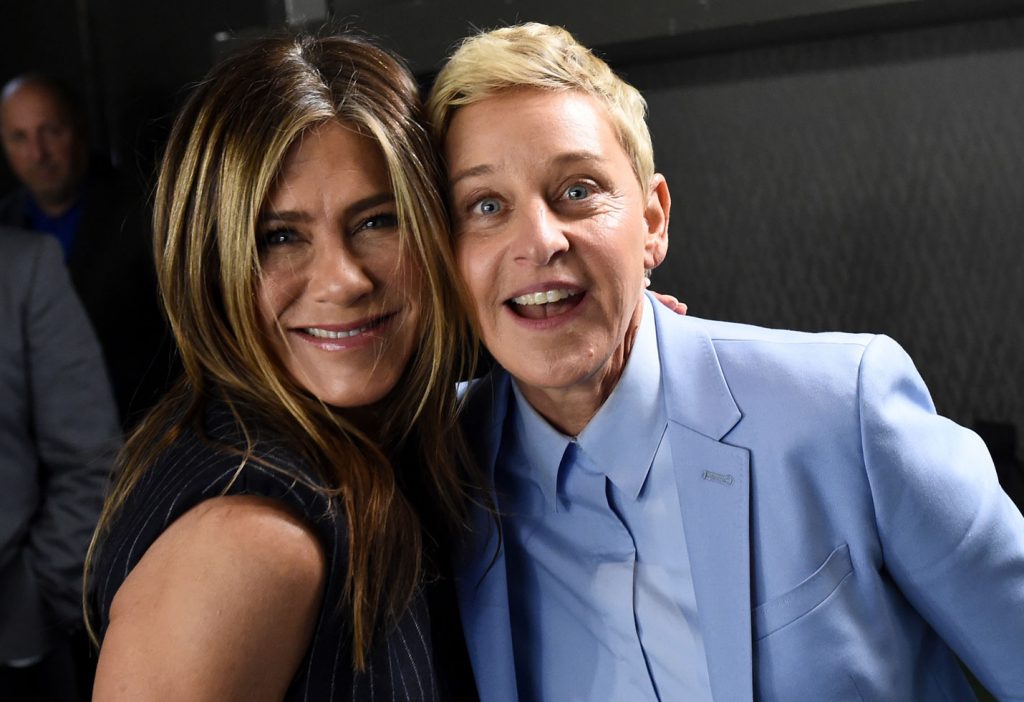 Ellen DeGeneres |:  8 de los amigos famosos más sorprendentes de Jennifer Aniston |  Zestradar