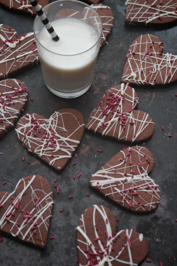 brownies |:  12 lindas ideas de galletas para el día de San Valentín |  Zestradar