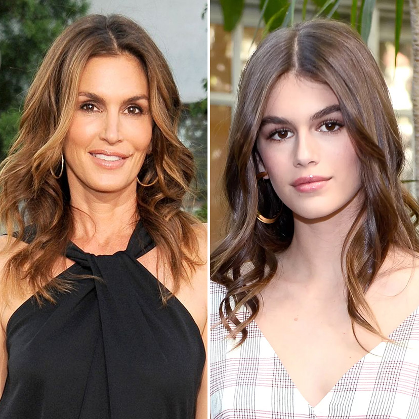 Cindy Crawford y Kaia Gerber  9 hijas famosas que se parecen a sus madres |  Zestradar