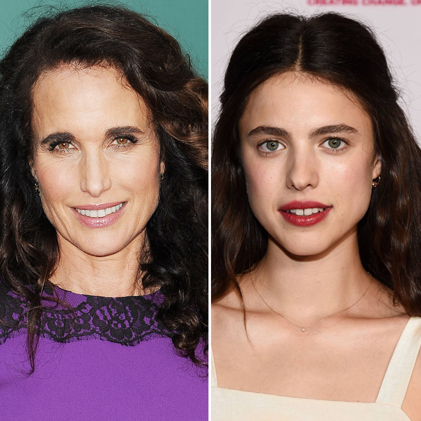 Andy McDowell y Margaret Qualley |:  9 hijas famosas que se parecen a sus madres |  Zestradar