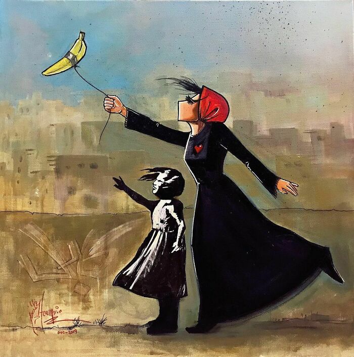 #6 |  Obras desgarradoras de la primera artista callejera afgana Shamsia Hassani  Zestradar