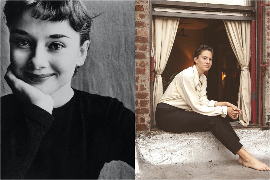 Audrey Hepburn y Emma |  8 nietos famosos que se parecen a sus abuelos |  Zestradar