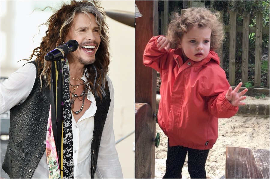 Steven Tyler y Lula |:  8 nietos famosos que se parecen a sus abuelos |  Zestradar