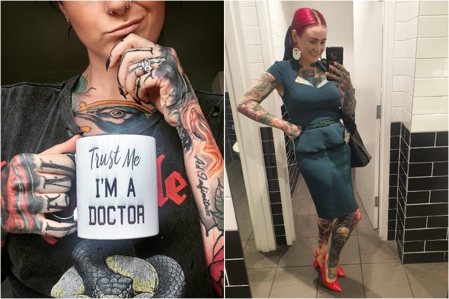 #1  Un médico australiano totalmente tatuado es noticia  Zestradar