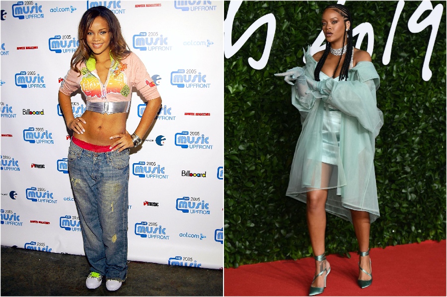 Rihanna |:  ¿Cómo lucían las estrellas en su primera alfombra roja?  Zestradar