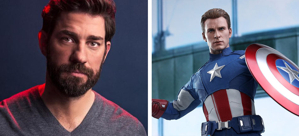 John Krasinski - Capitán América |:  10 papeles de películas famosas casi interpretados por otros actores |  Zestradar
