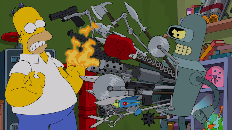 Los Simpson y Futurama |:  10 programas inteligentes con humor tonto |  Zest Radar: