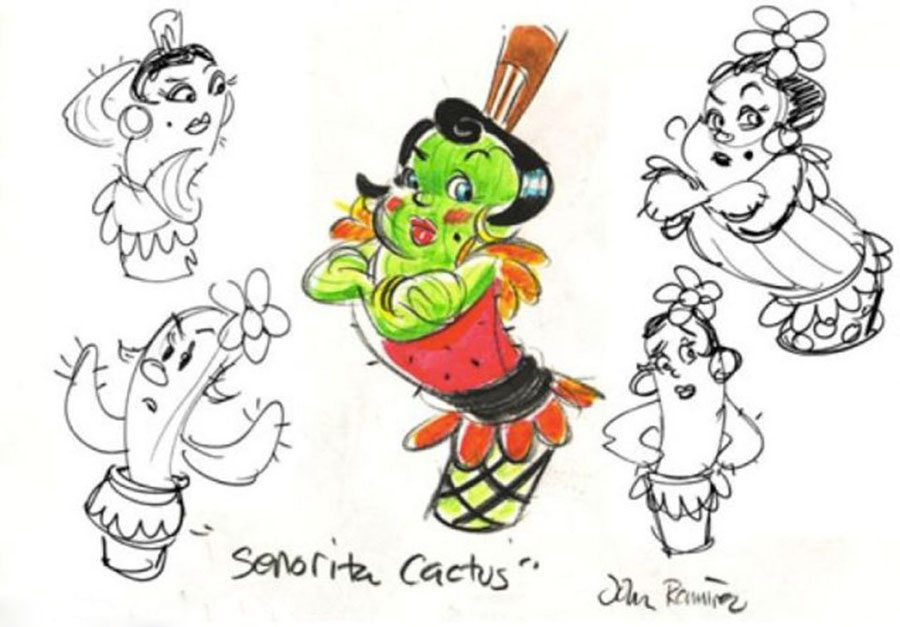 Señorita Cactus (Toy Story 2) |:  8 personajes que fueron eliminados de las películas de Disney |  Zest Radar: