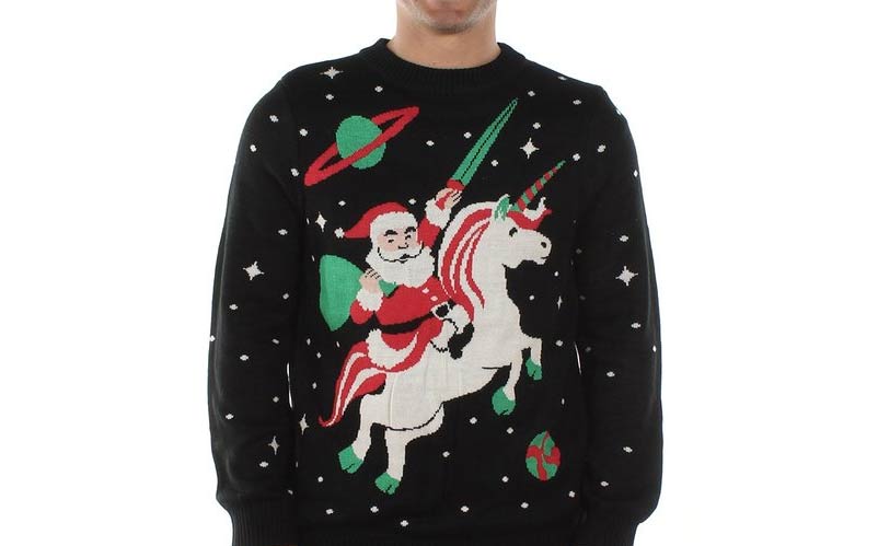 geeky-gly-jerséis-navideños-11-santa-unicornio