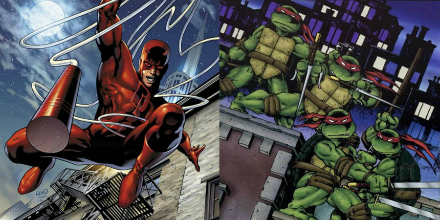 Las Tortugas Ninja Mutantes Adolescentes y los Daredevils estuvieron expuestos a los mismos desechos radiactivos  Apostamos a que no conocías estos 10 datos sobre Marvel Comics  Zestradar
