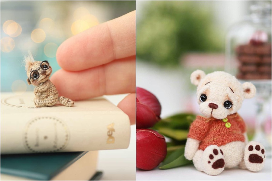 #5  Un artista ruso ha creado adorables pequeñas criaturas de peluche amigurumi  Zestradar