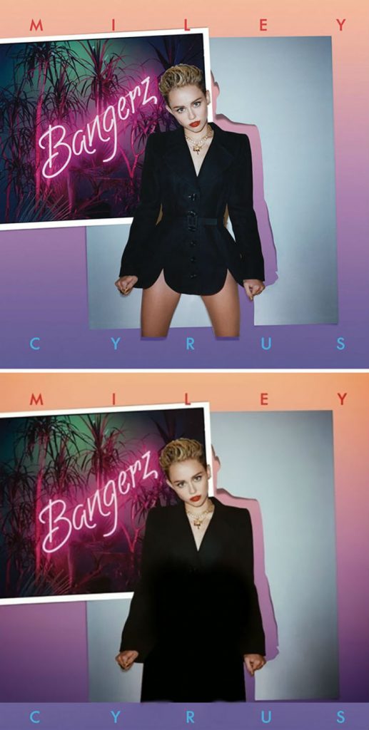 Miley Cyrus |:  Occidente contra Oriente Medio.  6 álbumes transformados más allá del reconocimiento |  Zestradar