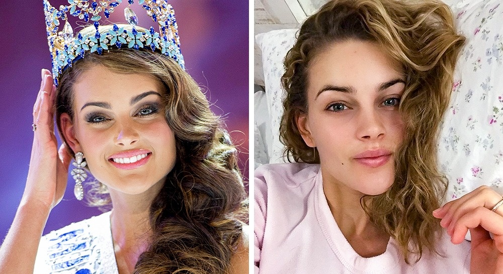 reinas de belleza en la pasarela vs. en la vida real-12