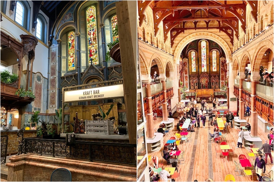 Patio de comidas de Mercato Mayfair |:  12 destinos turísticos de Londres tan buenos que incluso los lugareños los aman |  Zestradar