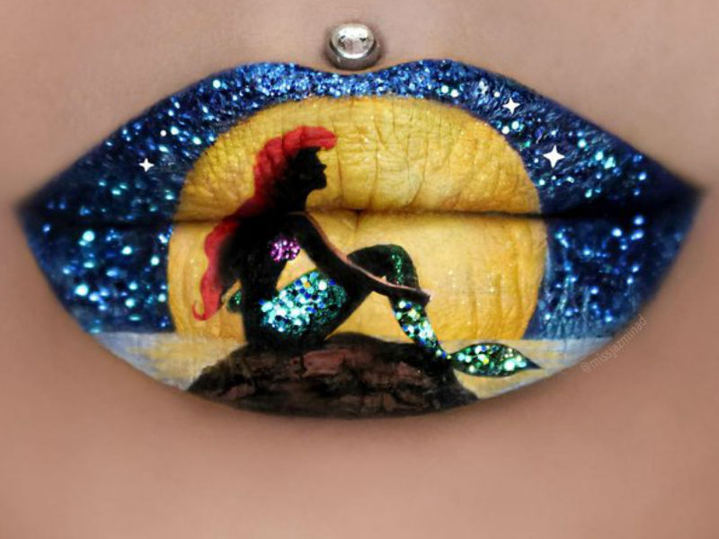 maquilladora usa sus labios como lienzo para obras maestras en miniatura 02