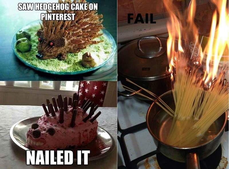 Fallas en la cocina - Expectativas vs. Realidad