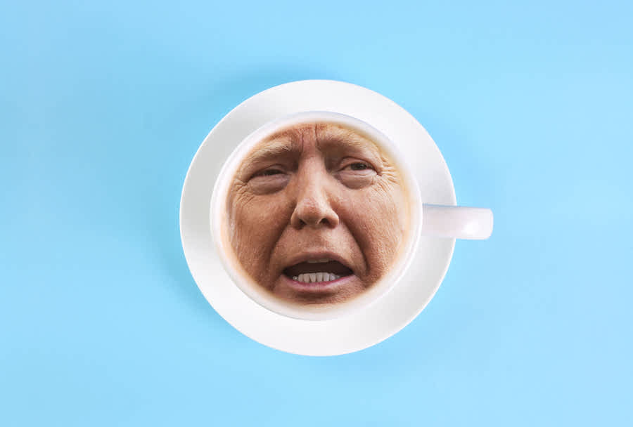 Despertar preparado |  Trump como el desayuno favorito de Estados Unidos |  Zestradar