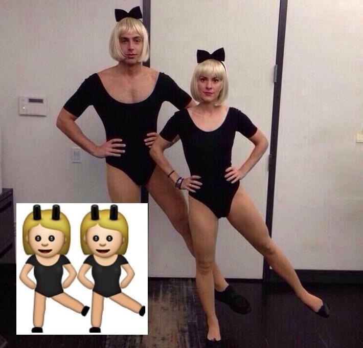 Vestidos emoji | 18 Ideas de vestimenta de Halloween de última hora | Bayas cerebrales